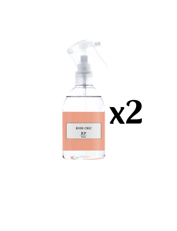 2 Sprays Textile Rose Chic - RP Paris 250 ML